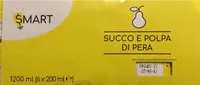Succo e polpa di pera