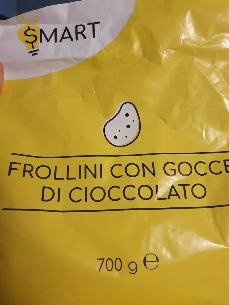 Frollini con gocce di cioccolato