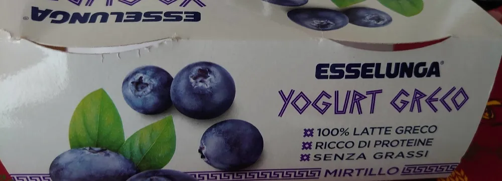 Yogurt greco mirtillo