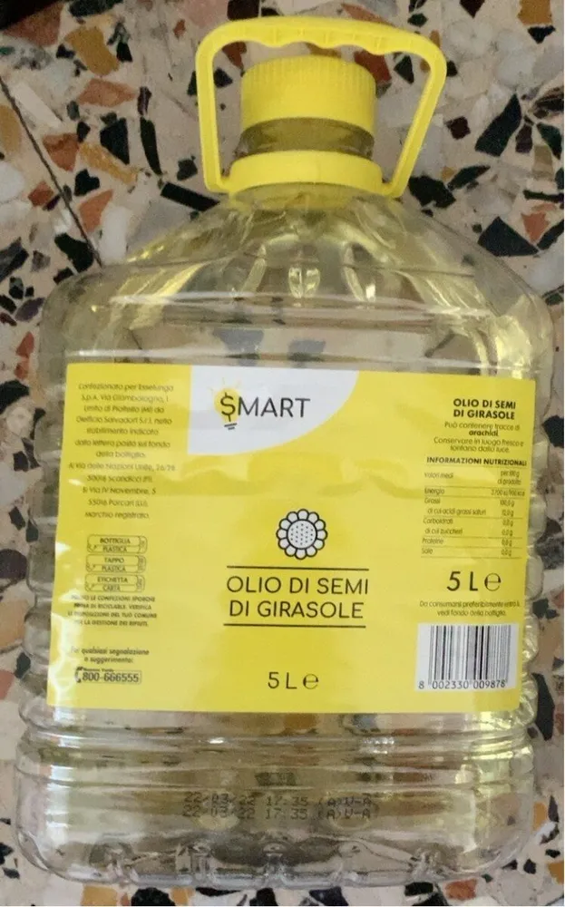 Olio di semi di girasoli