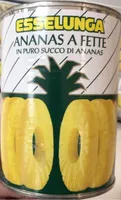 Ananas a fette in puro succo di ananas