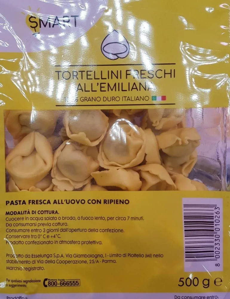 Tortellini freschi all'emiliana