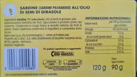 Sardine all'olio di demo di girasole