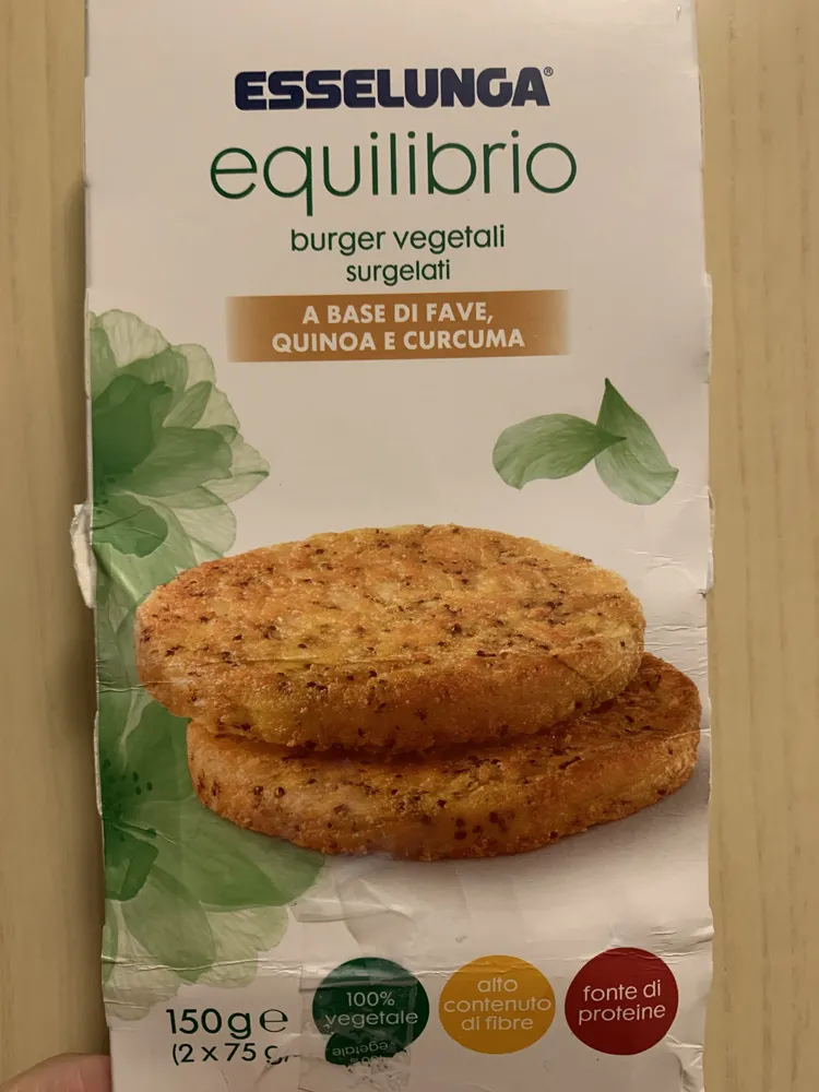 Burger vegetali fave quinoa e curcuma
