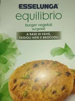 Burger vegetali a base di fave fagioli neri e broccoli