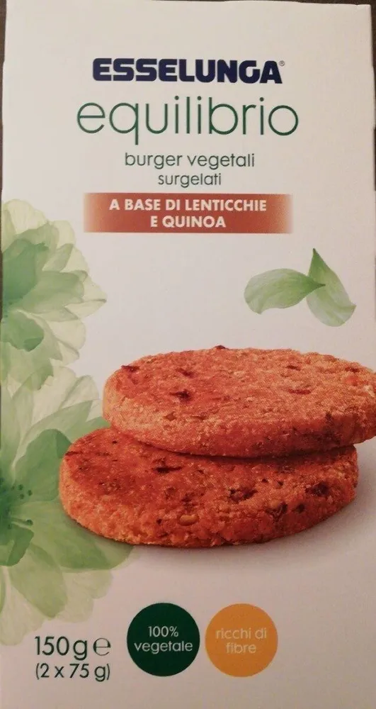 Burger vegetali lenticchie e quinoa