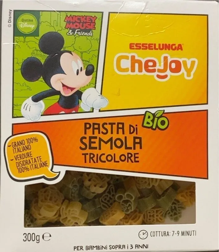 Pasta di semola tricolore bio