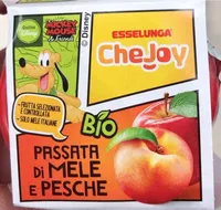 Passata di mele e pesche bio