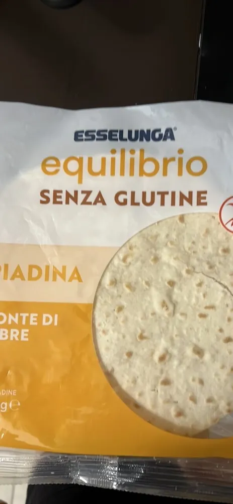Piadina senza glutine