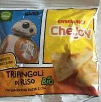 Triangoli di riso con lenticchie rosse e ceci