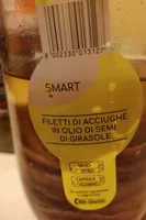 Filetti di acciughe in olio di semi di girasole