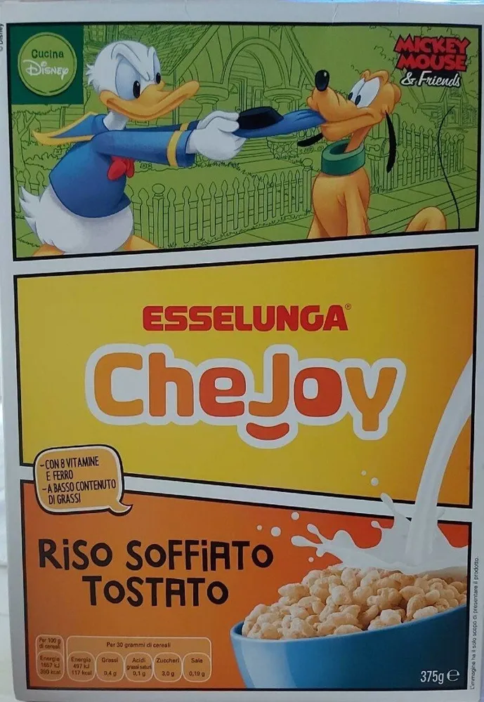 Riso soffiato tostato