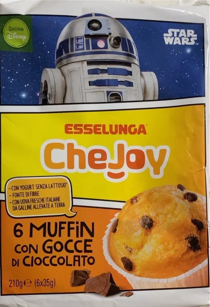 Muffin con gocce di cioccolato