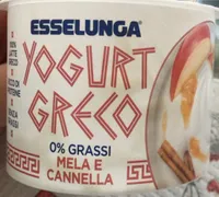 Yogurt greco, mela e cannella