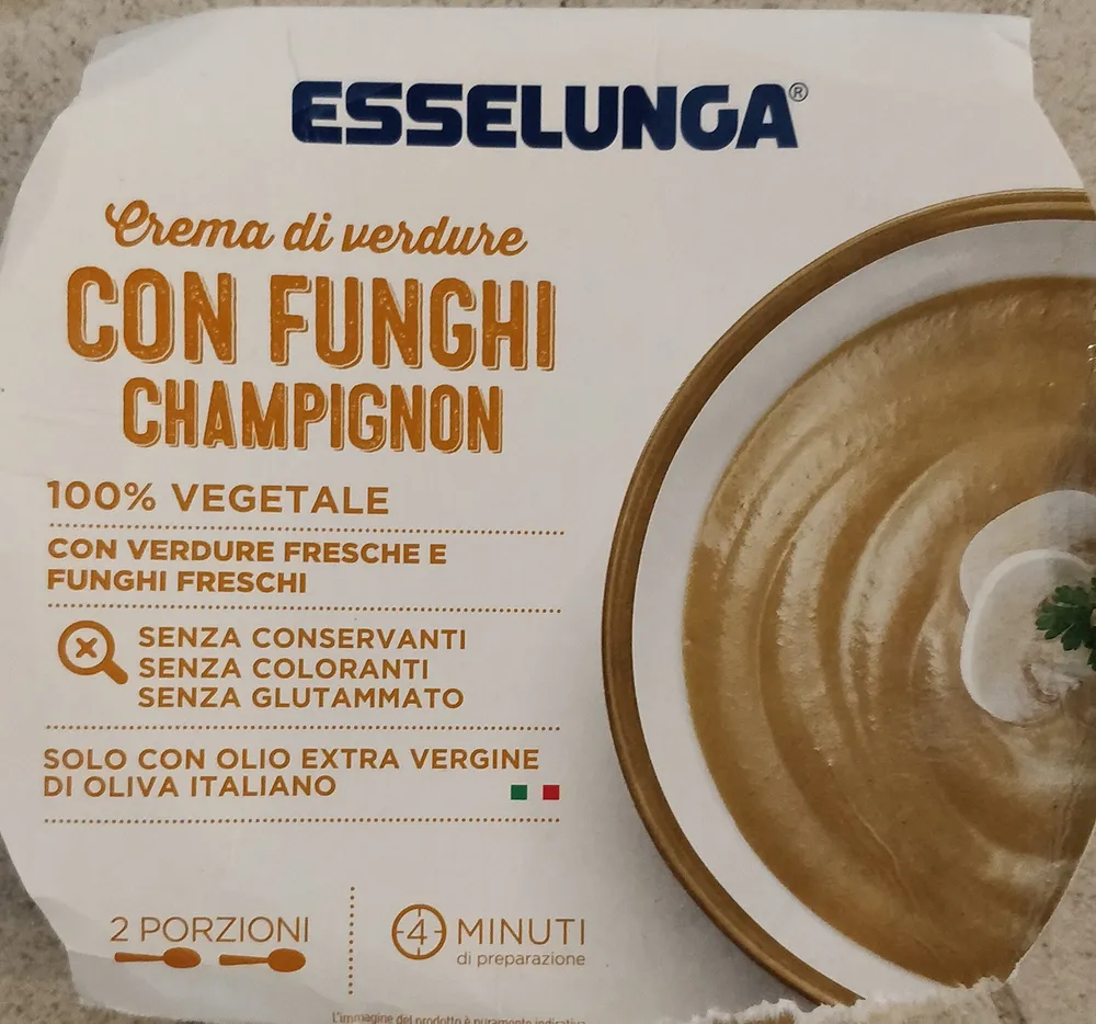 Crema di verdure con funghi porcini