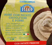 Purè con patate cavolfiori e porri