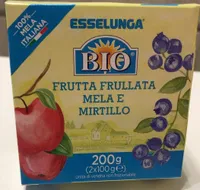 Frutta frullata mela e mirtillo