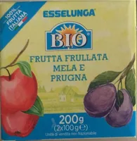 Frutta frullata mela e prugne