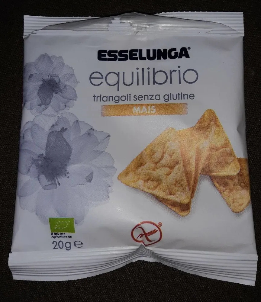 Triangoli di mais senza glutine