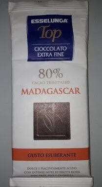 Cioccolato Extra fine - 80% cacao Trinitario Madagascar