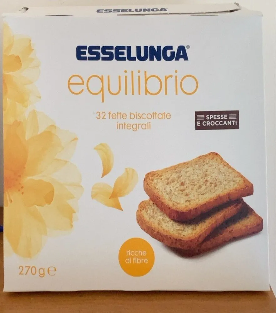 Equilibrio fette biscottate integrali