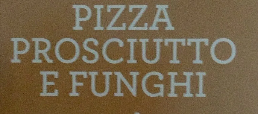 Pizza Prosciutto e Funghi