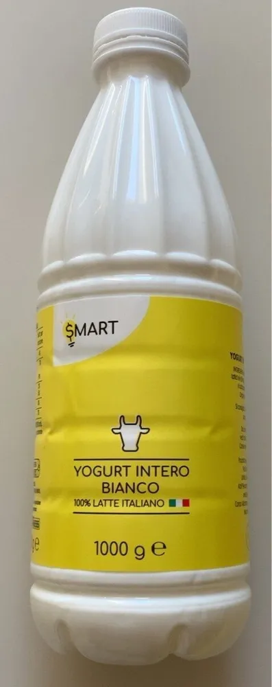 Yogurt intero bianco