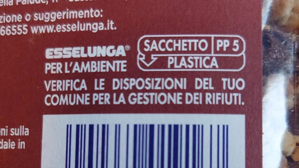 Equilibrio granola cioccolato fondente
