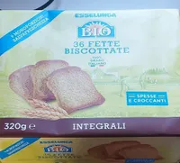 Fette biscottate biologiche integrali