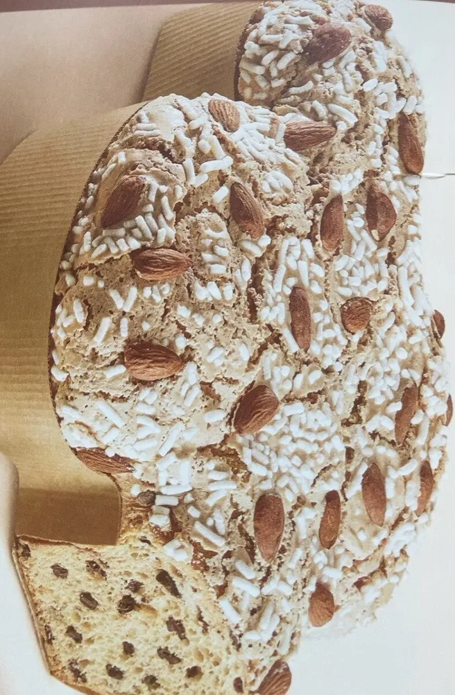 colomba con gocce di cioccolato fondente