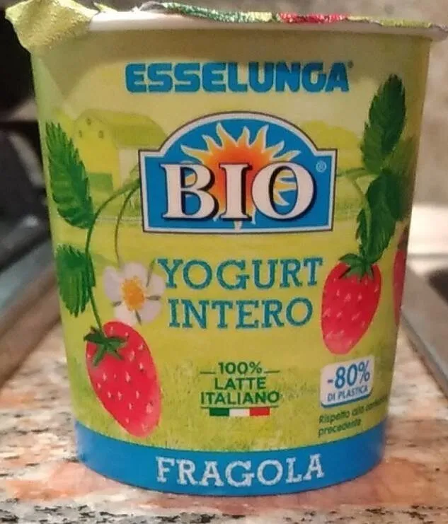 Yogurt Intero Fragola Bio
