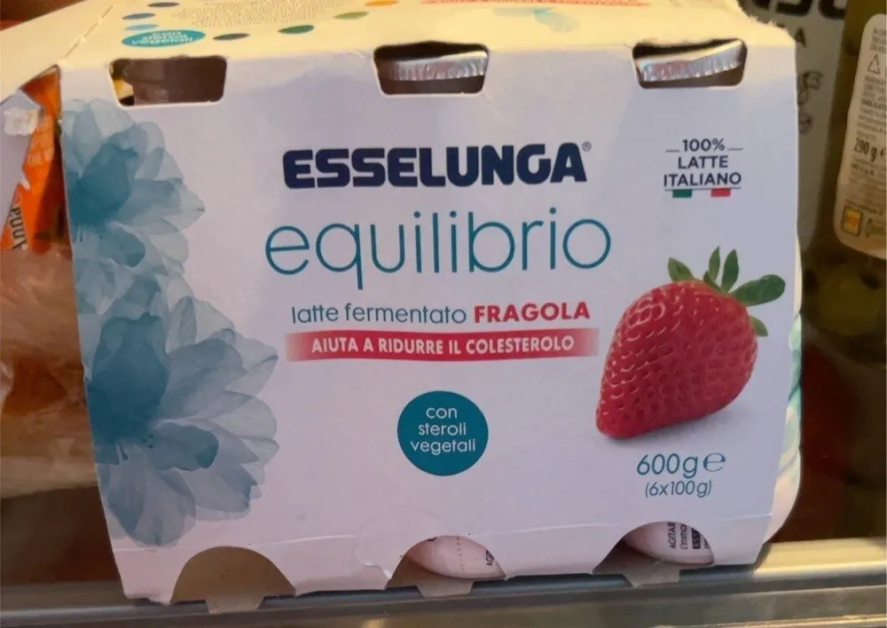 latte fermentato fragola