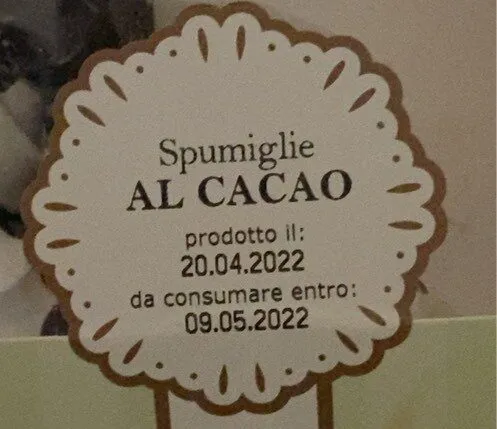 Spumiglie al cacao