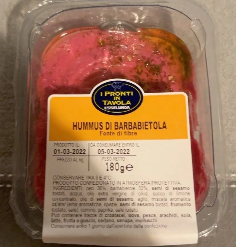 Hummus barbabietola
