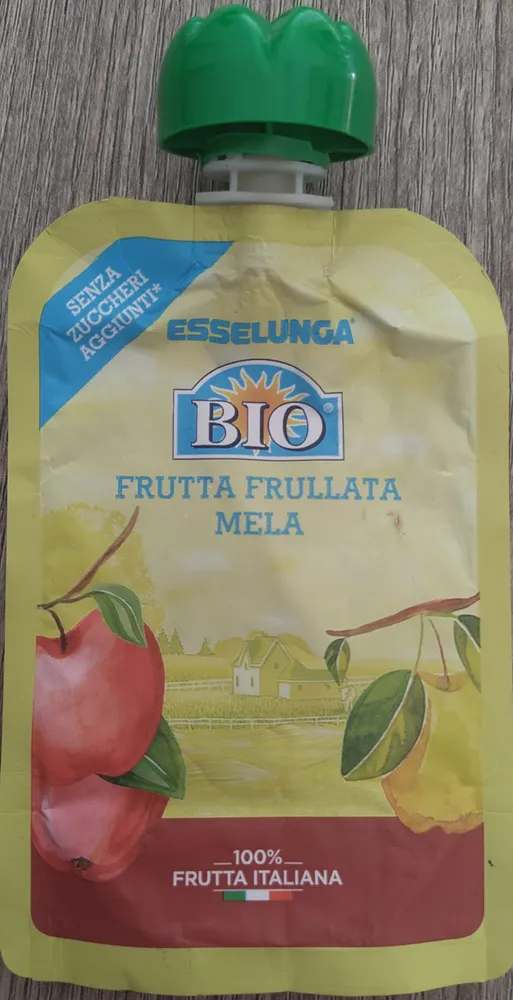 Frutta frullata mela