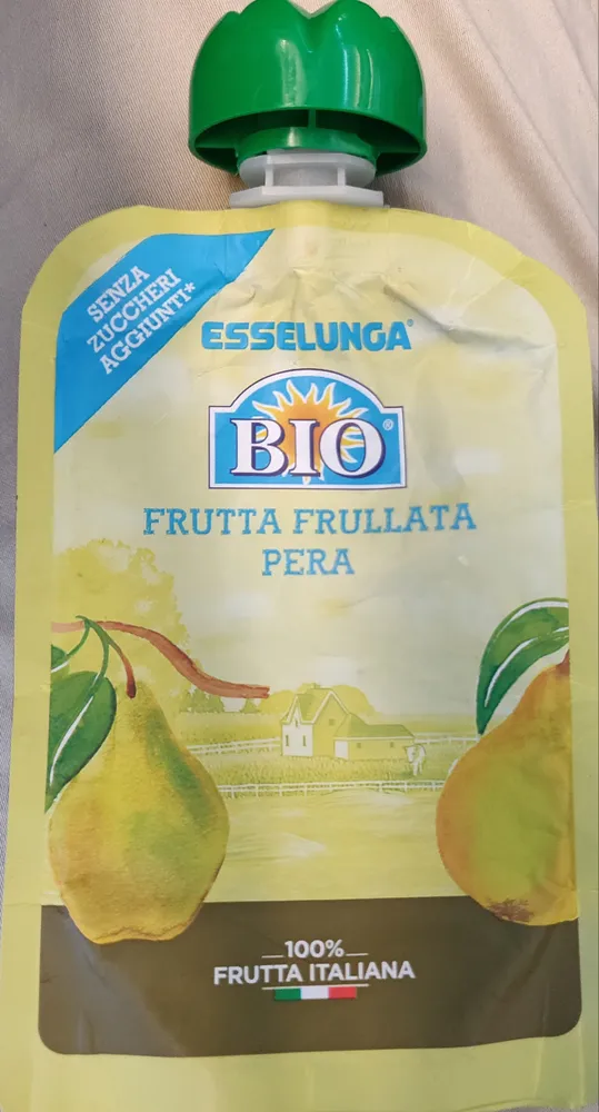 frutta frullata pera