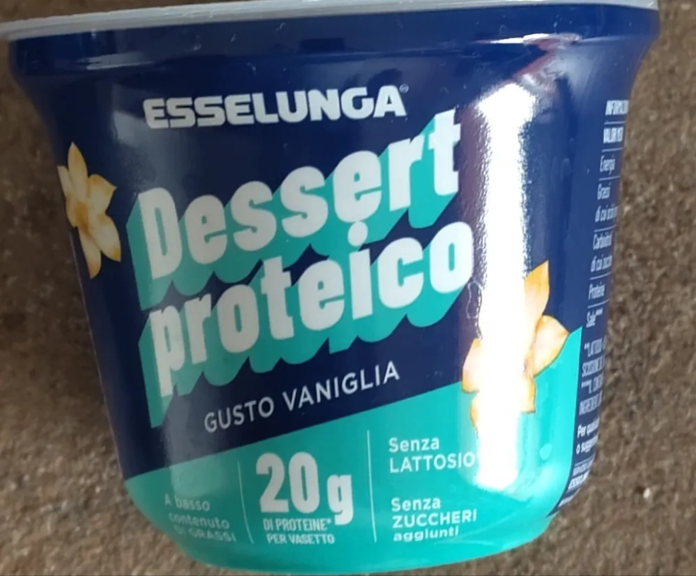 Dessert proteico gusto vaniglia