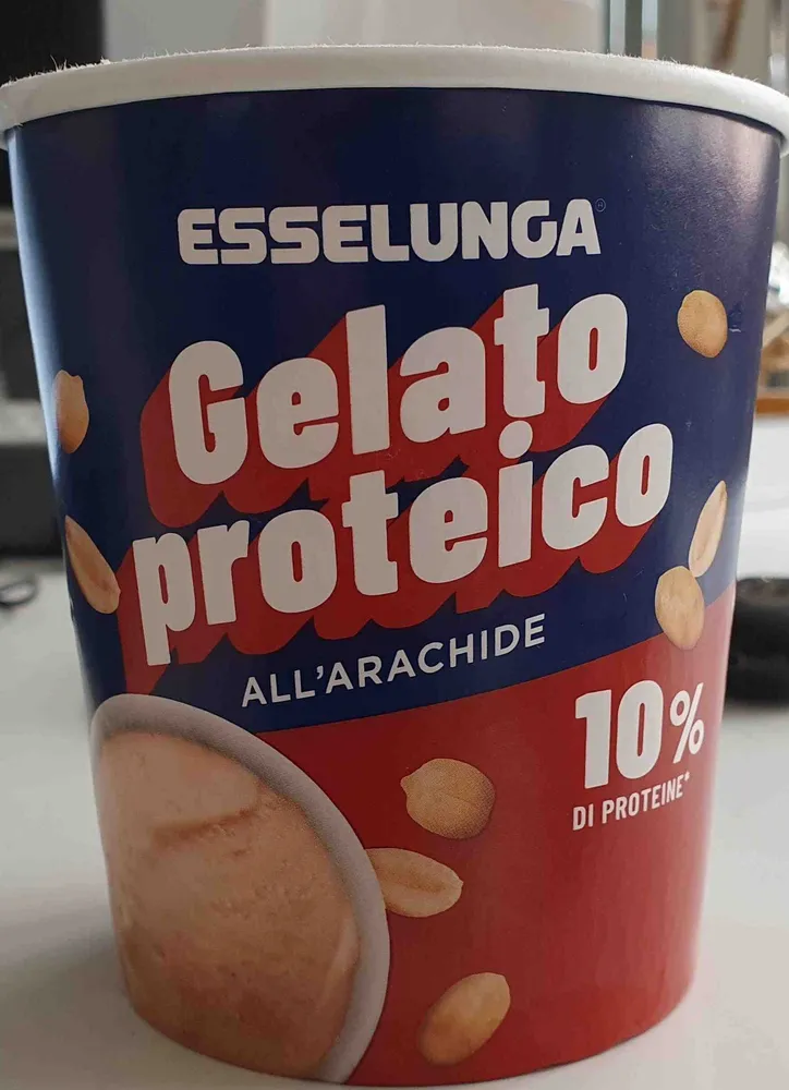 Gelato proteico all' arachide