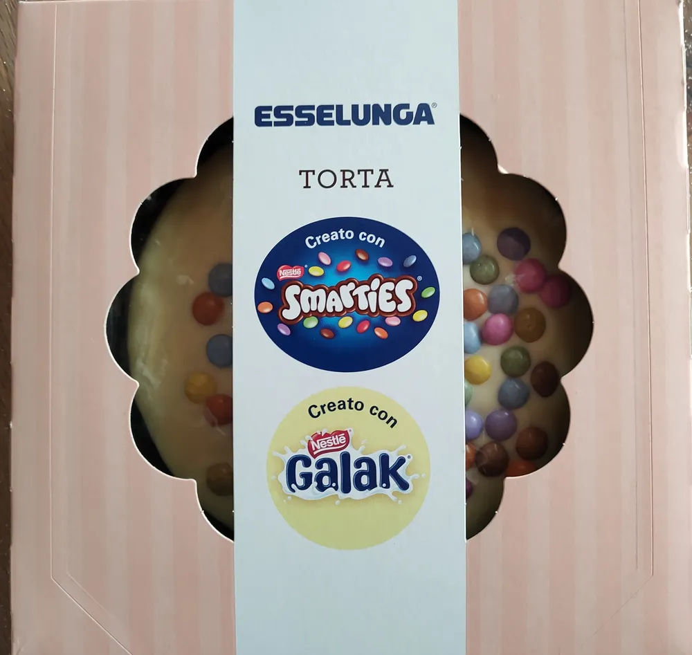 Torta Galak e Smarties