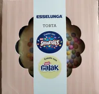 Torta Galak e Smarties