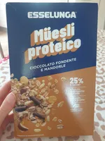 Muesli proteico cioccolato fondente e mandorle