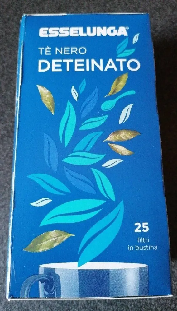 tè nero deteinato