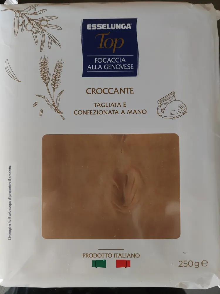 Focaccia all genovese croccante