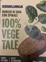 Burger di soia con spinaci
