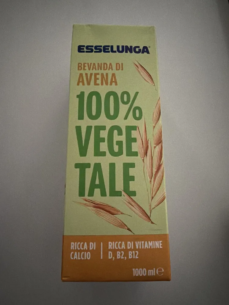 Latte di avena 100% Vegetale