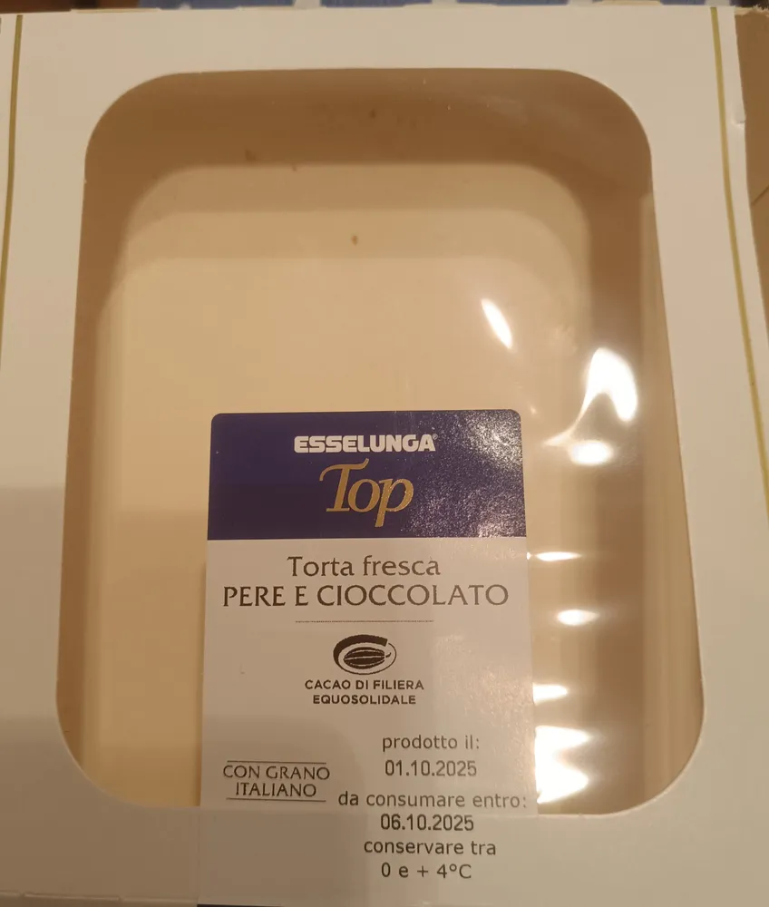 Torta Fresca Pere e Cioccolato