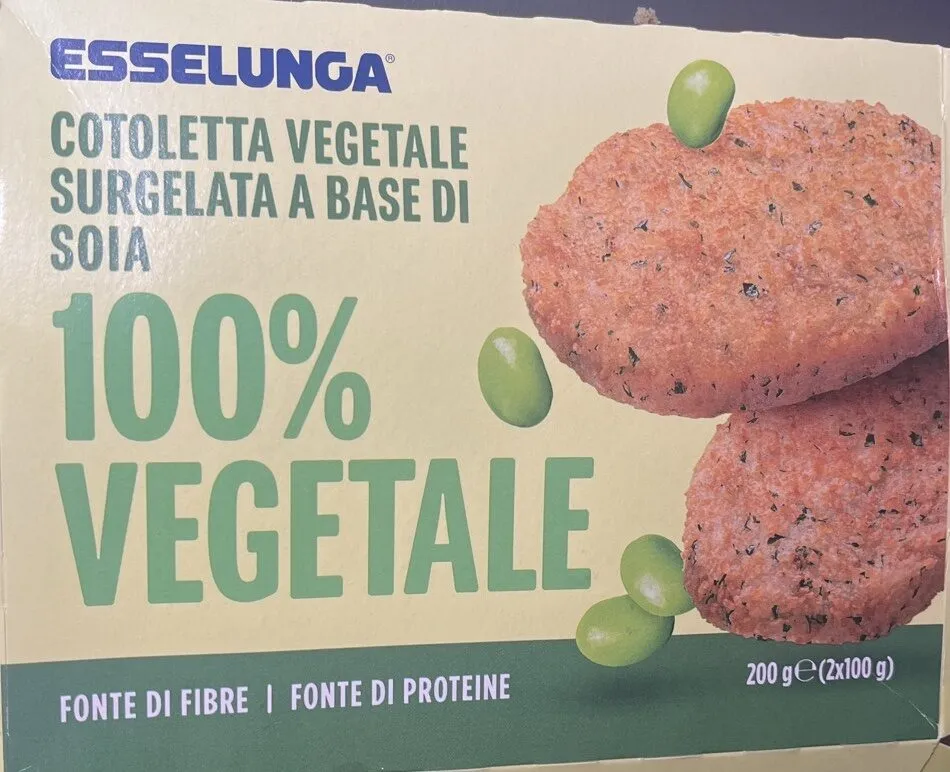 Cotoletta Vegetale Surgelata A Base Di Soia