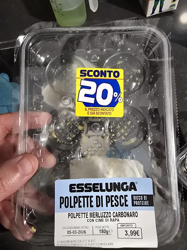 Polpette Merluzzo Carbonaro