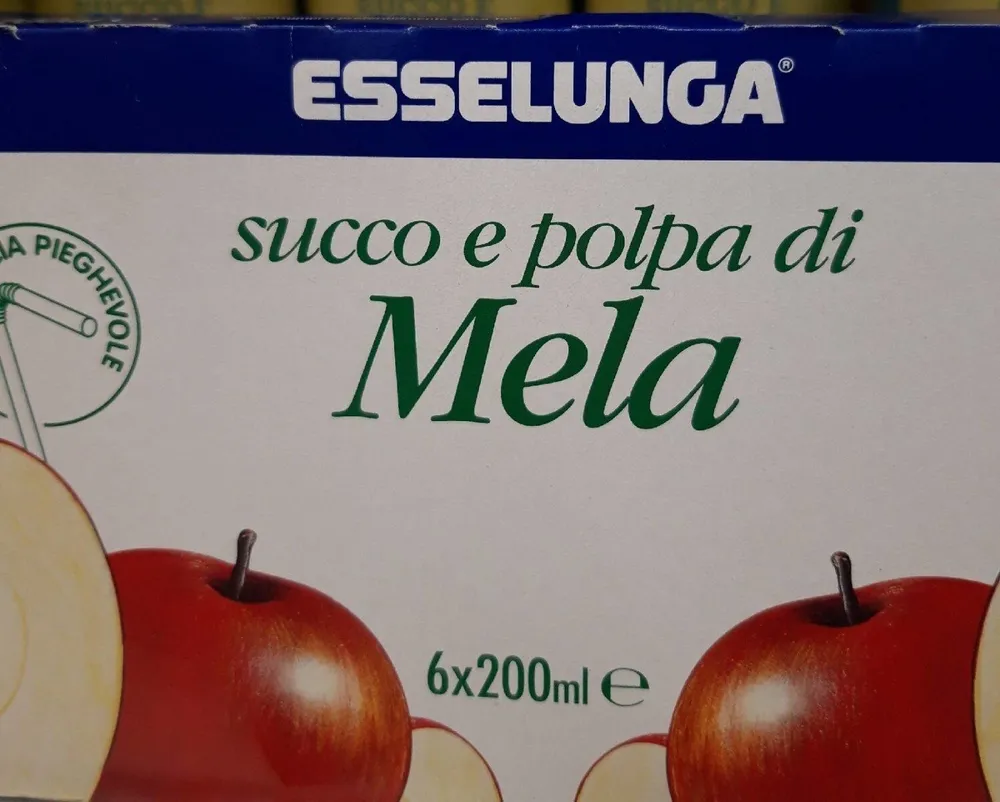 Succo e polpa di mela
