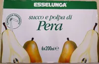 Succo e polpa di pera